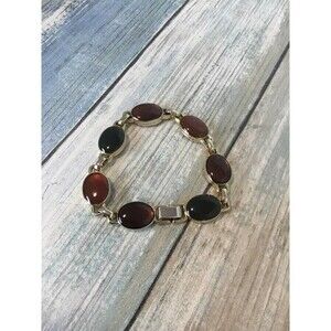 Liz Claiborne Gold Multi Colored Cabochon Bracelet